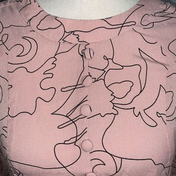 Pink and black pattern shirt - XXL - Picture 2 of 4